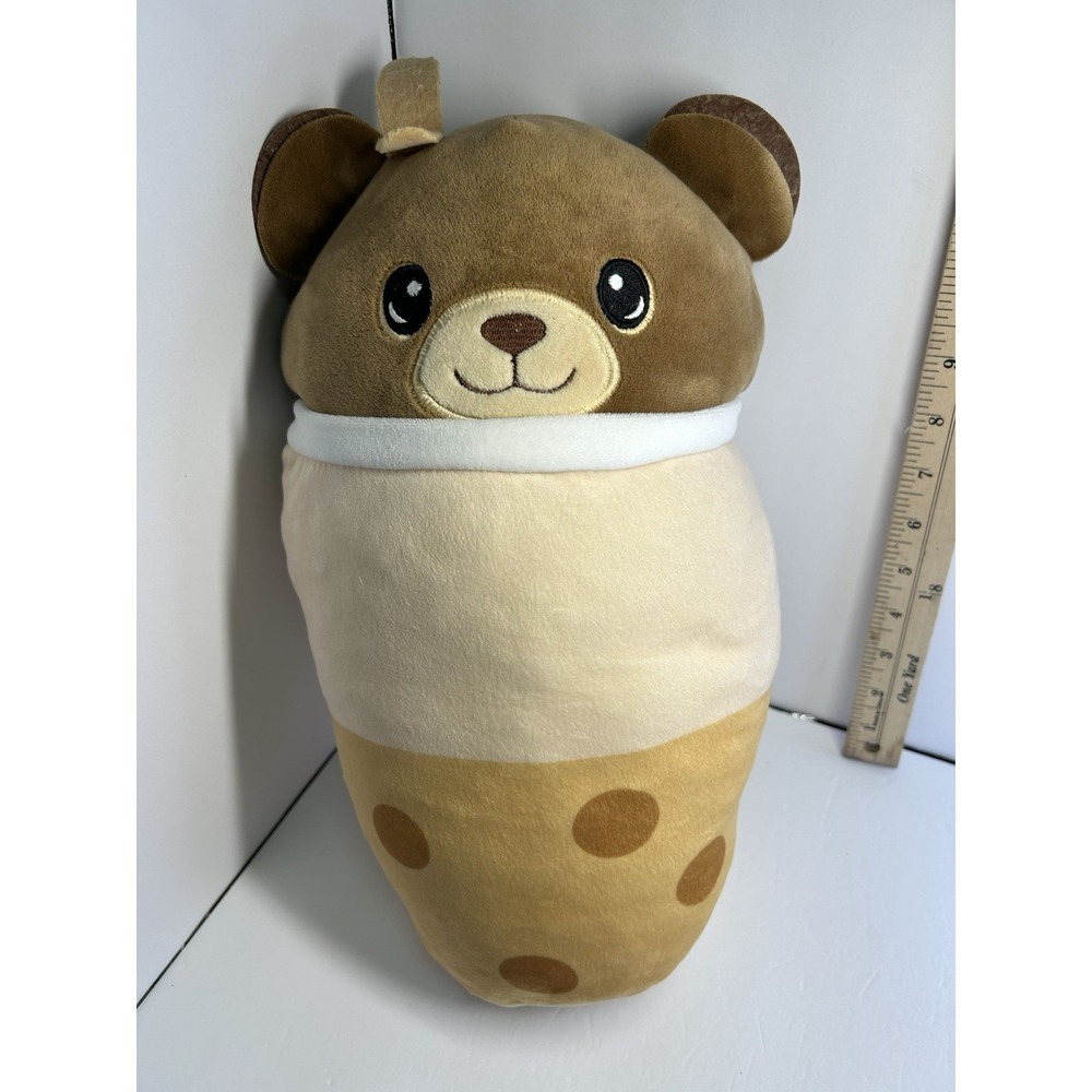 Toy Box Plush 15" Boba Tea Character Bear Brand New